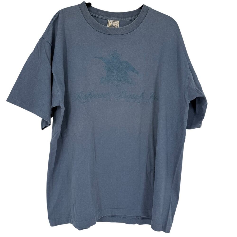 Vintage 1990's Alore Anheuser Busch Embossed Single Stitch Graphic Tee SZ XL